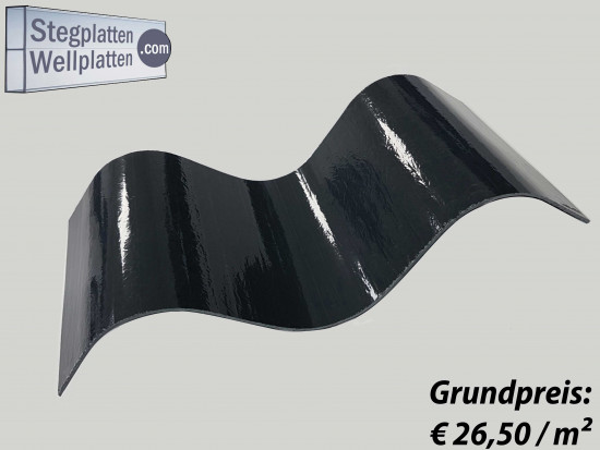 GFK-Wellplatte - Profil 177/51 (6) - anthrazit