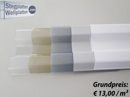 Ondex Sollux Trapezplatte – Profil 70 / 18 – verschiedene Farben